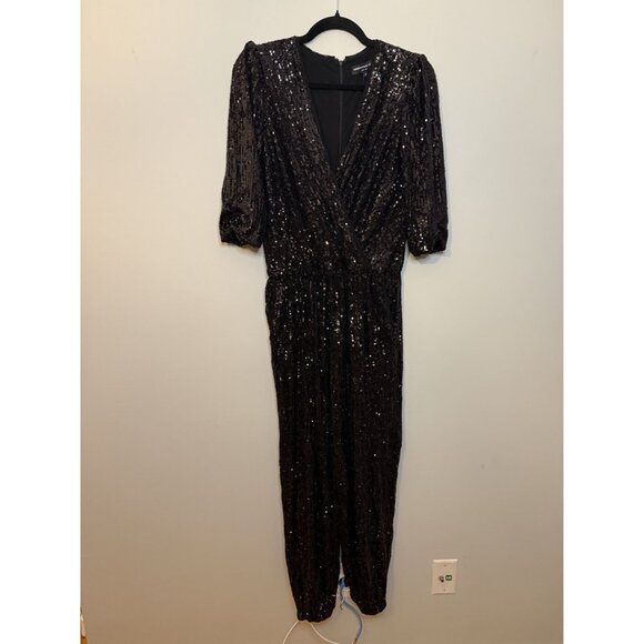 NWT Generation Love Meadow Black Sequin Jumpsuit Sz M $395 [jb] - Picture 7 of 13